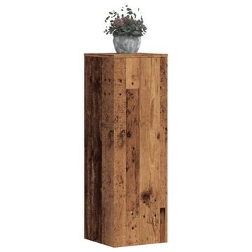 vidaXL Plantenstand 2 st Oud hout 33 x 33 x 100 cm Bewerkt, Verzenden