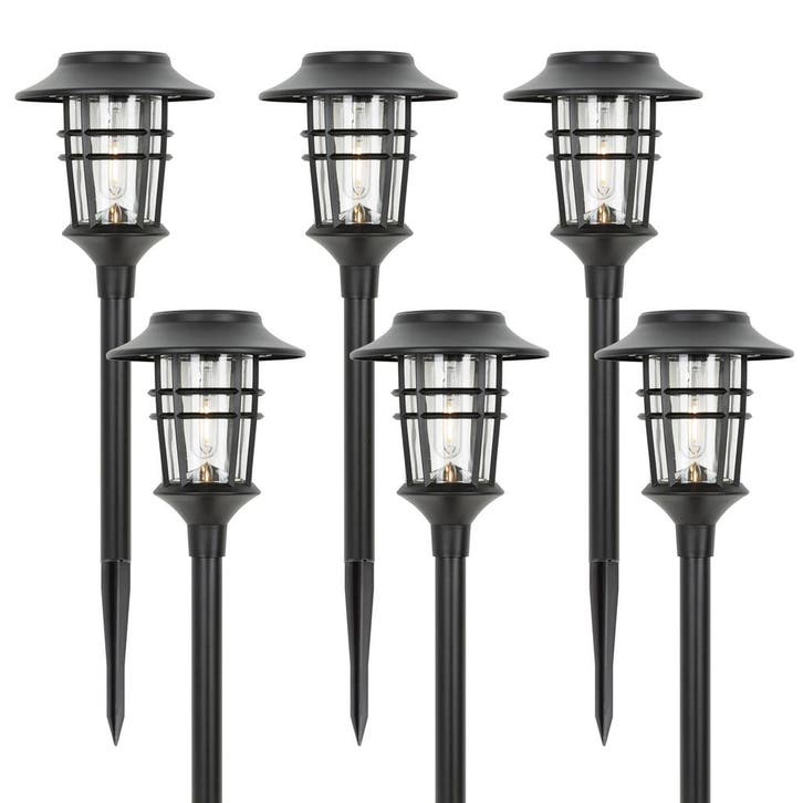 Buitenverlichting zonne-energie Set 6 stuks Solar Del Sol, Tuin en Terras, Buitenverlichting, Verzenden