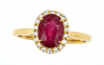 Zonder minimumprijs - Ring - 14 karaat Geel goud - 2.23ct.