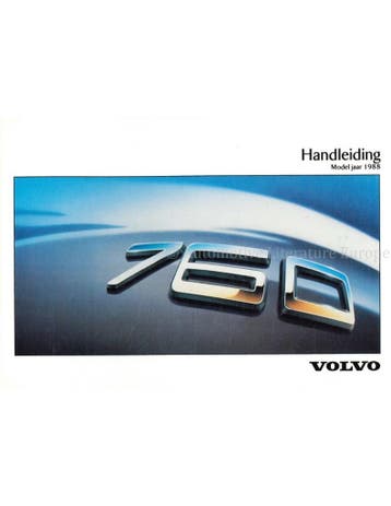 1988 VOLVO 760 INSTRUCTIEBOEKJE DUITS, Auto diversen, Handleidingen en Instructieboekjes