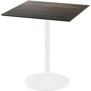 Inklapbare Tafel | URBAN | HPL/RVS | Houtlook Blad | Wit, Verzenden