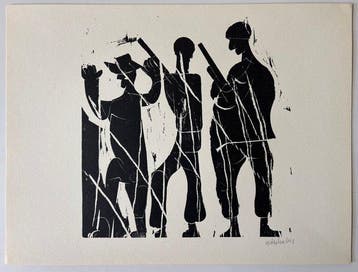 HAP Grieshaber (1909-1981) - Herreissend die Zukunft, Antiek en Kunst