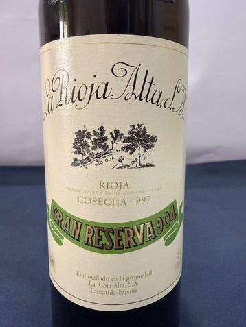 1997 La Rioja Alta 904 - Rioja Gran Reserva - 1 Fles (0,75