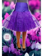 Onderrok tutu tulle luxe rockabilly paars, Ophalen of Verzenden, Nieuw
