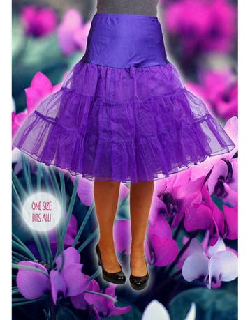 Onderrok tutu tulle luxe rockabilly paars, Ophalen of Verzenden, Nieuw
