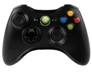 Microsoft Xbox 360 Controller Wireless Zwart, Ophalen of Verzenden
