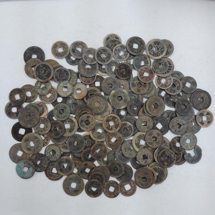 Japan. Cash coin Edo Period, Lot of 500g coins (Zonder, Postzegels en Munten, Munten | Azië