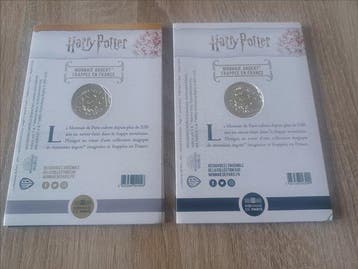 Frankrijk. 10 Euro 2021, Harry Potter, 2 x Monnaies (Zonder