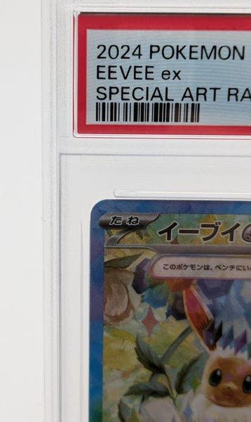 Pokémon - 1 Graded card - Eevee 223/187 Secret rare, Full, Hobby en Vrije tijd, Nieuw