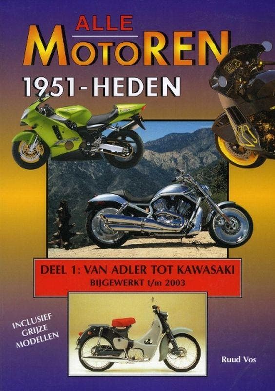 Alle motoren 1951-heden 1 Van Adler tot Kawasaki R. Vos, Livres, Loisirs & Temps libre, Envoi