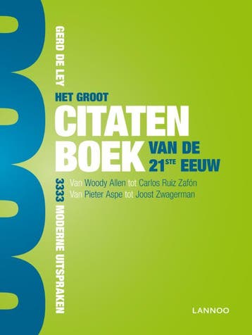 Het groot citatenboek van de 21ste eeuw 9789020987980, Verzenden, Gelezen, Gerd De Ley