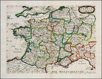Frankrijk - Bordeaux,; Nicolas Sanson - France par N. Sanson, Nieuw