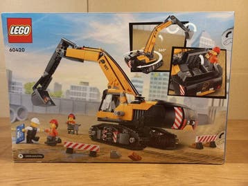Lego Set - 60420 - City - Construction Excavator, Nieuw