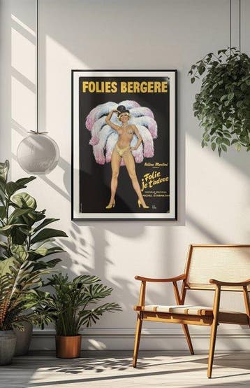Alain Aslan - Folies Bergère “Folie Je t’adore” | litografia
