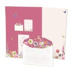 Briefpapier met enveloppen: Wild Flower Field, Janneke, Ophalen of Verzenden