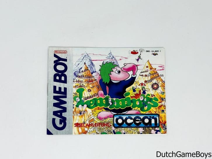 Gameboy Classic - Lemmings - NOE - Manual, Games en Spelcomputers, Games | Nintendo Game Boy, Gebruikt, Verzenden