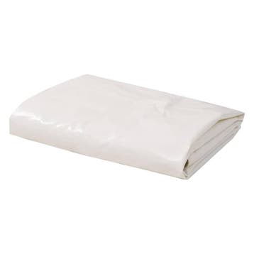 vidaXL Zeilen Wit 2,5 x 3,5 m Canvas met PVC-coating, Verzenden, Nieuw