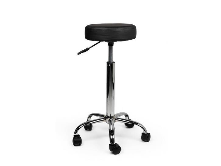 Tabouret Zwart - Hoge uitvoering, Maison & Meubles, Tabourets
