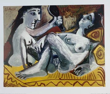 Pablo Picasso (after) - Les deux amies - Copyright: 2007, Antiek en Kunst