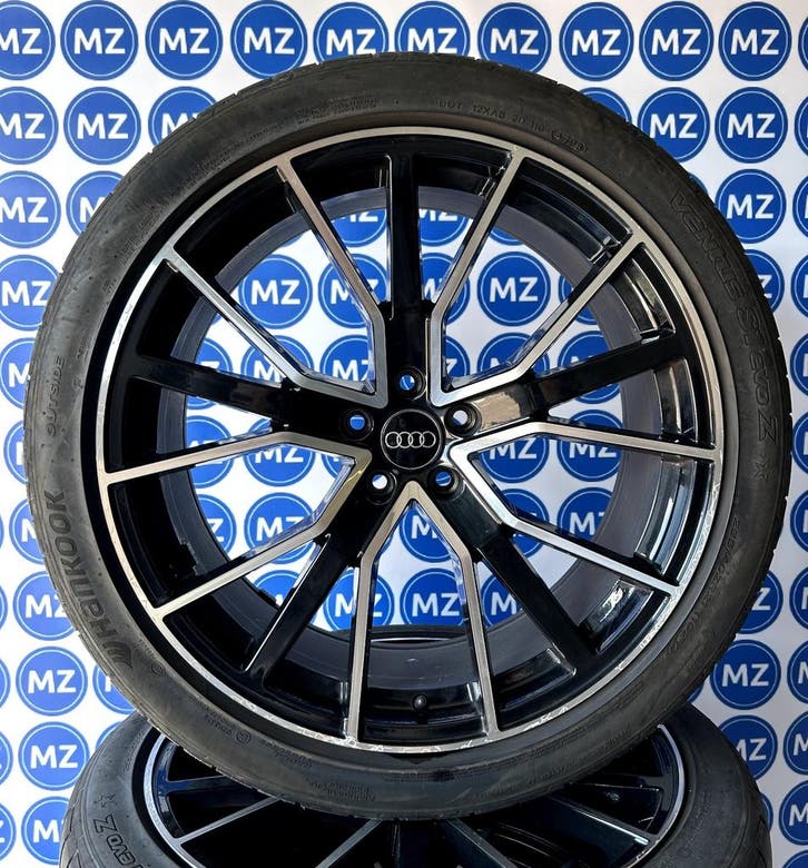 Audi Q5 SQ5 | 21 inch Velgen + Zomerbanden, Auto-onderdelen, Banden en Velgen, 21 inch, Zomerbanden, 255 mm, Personenwagen, Gebruikt