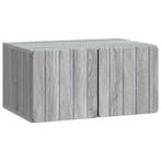 vidaXL Wandmontage TV-kast Grijs sonoma 59,5 x 41 x 30 cm, Verzenden, Nieuw