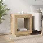 vidaXL Bijzettafel Sonoma Eik 60 x 40 x 65 cm Geconstrueerd, Verzenden