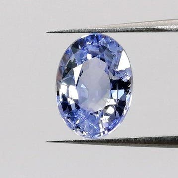 Saffier - 1.52 ct - Instituto Gemólogico Español (IGE) - Sri