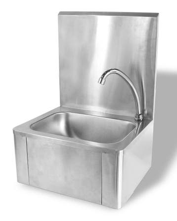 Handwasbak | Wandmontage | Kniebediening | 330x230x130mm |, Verzenden, Nieuw in verpakking
