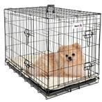 MaxxPet Hondenbench met Plaid - Zwart - 61x43x48 (Dier), Ophalen of Verzenden