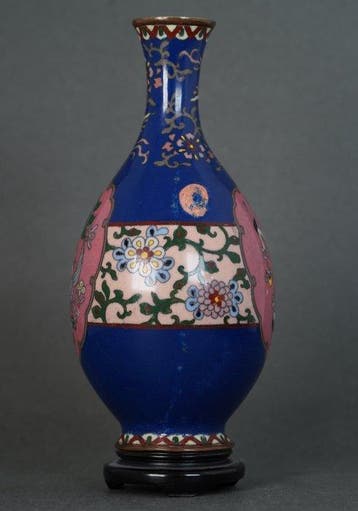Meiji Period - Wierookvat - cloisonné emaille - Draak en, Antiek en Kunst