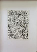 André Masson (1896-1987), after - Fleurs et torrent -