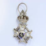 Zonder minimumprijs - Hanger - 18 karaat Geel goud, Zilver -