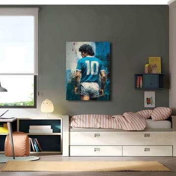 Canvas Fit - Alberto Ricardo - Diego Maradona: El Diez, Nieuw