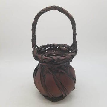 Panier - Panière tissée à la main pour arrangement floral