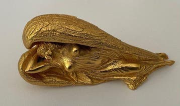 Ernst Fuchs (1930-2015) - Schutzengel gold