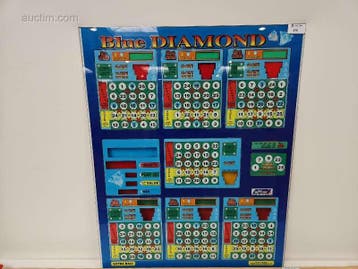 Originele frontplaat van bingo- en spelautomaat..., Nieuw