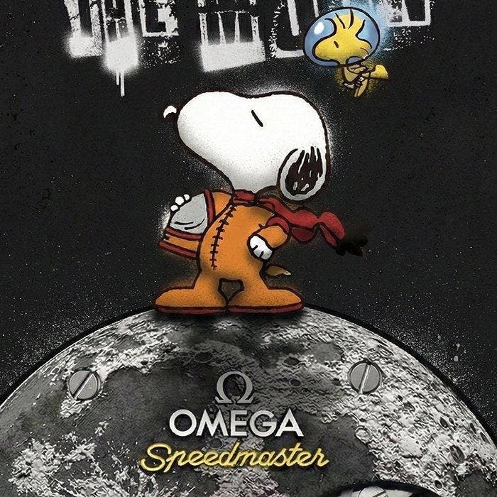 SKE - The Omega Mission - Omega x Snoopy, Antiquités & Art, Art | Objets design