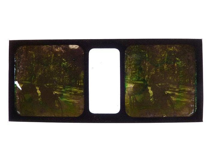 Verascope Richard stereoscope viewer - with stereo, Verzamelen, Foto-apparatuur en Filmapparatuur