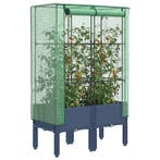 vidaXL Plantenbak verhoogd met kashoes 80x40x140 cm, Verzenden, Nieuw