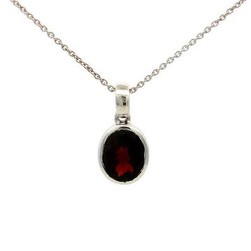 Sans prix de réserve - Pendentif Argent - 2.97ct. tw. Grenat