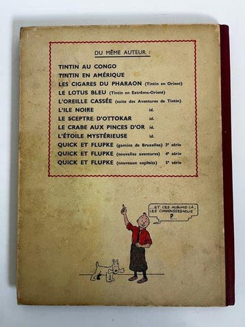 Hergé - 1 album - Tintin - LIle Noire - A18 - 1942, Nieuw