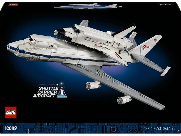LEGO® Icons Shuttle Carrier Aircraft - 10360 - Boeing™ 747™, Enfants & Bébés, Jouets | Blocs de construction, Envoi