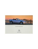 2003 MERCEDES BENZ SLK BROCHURE ENGELS