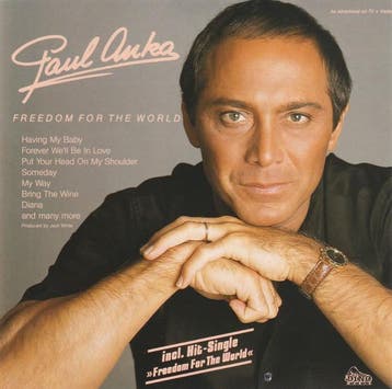Paul Anka - Freedom For The World, Verzenden