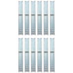 vidaXL Grondanker L-vormig 5x5x50 cm gegalvaniseerd staal 12, Verzenden, Nieuw