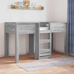 vidaXL Stapeld bed voor kids Grijs Sonoma 75 x 190 cm, Verzenden, Nieuw