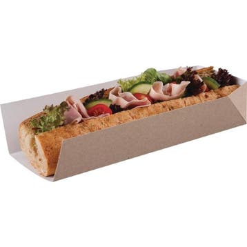Baguette doosjes met open zijde 25cm | 500 stuks |, Zakelijke goederen, Verzenden, Nieuw in verpakking