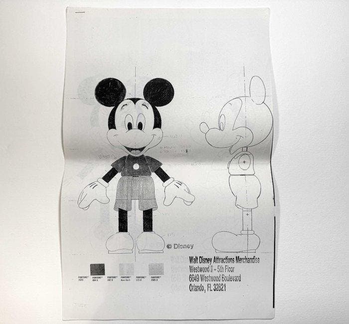 Walt Disney Attractions : Rare Production Reference Folder, Collections, Disney