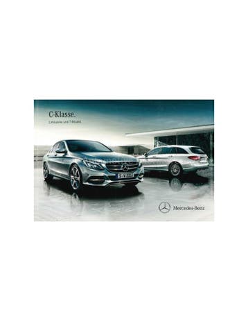 2015 MERCEDES BENZ C KLASSE BROCHURE DUITS, Nieuw