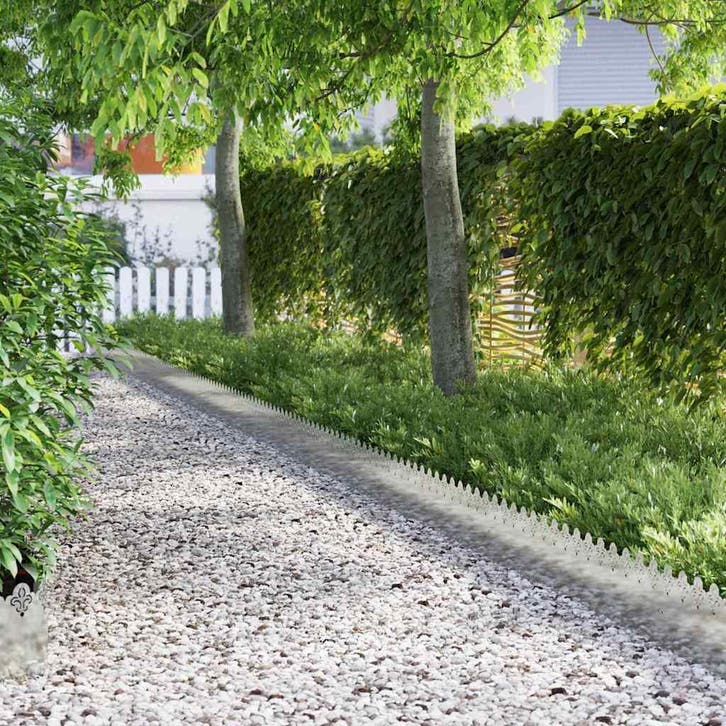 vidaXL Gazonranden 30 pcs 103 x 0,05 x 22 cm Gegevens staal, Jardin & Terrasse, Traverses & Bordures, Envoi